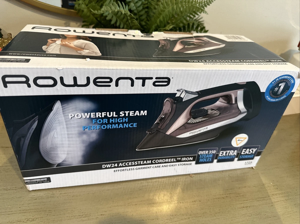 Rowenta dw2459 access steam clearance iron with retractable cord