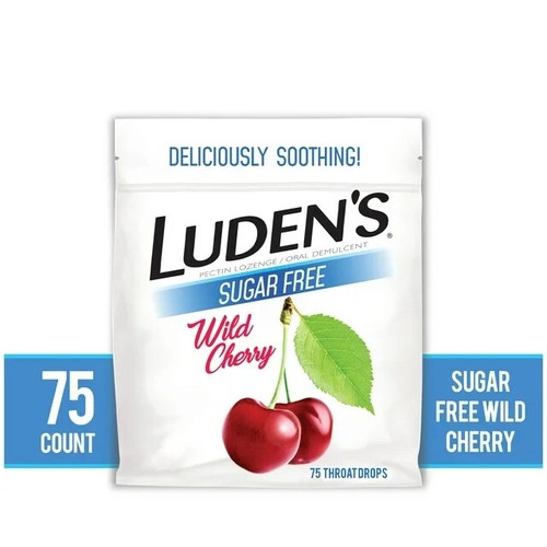 Luden's Deliciously Soothing Throat Drops, SugarFree Wild Cherry