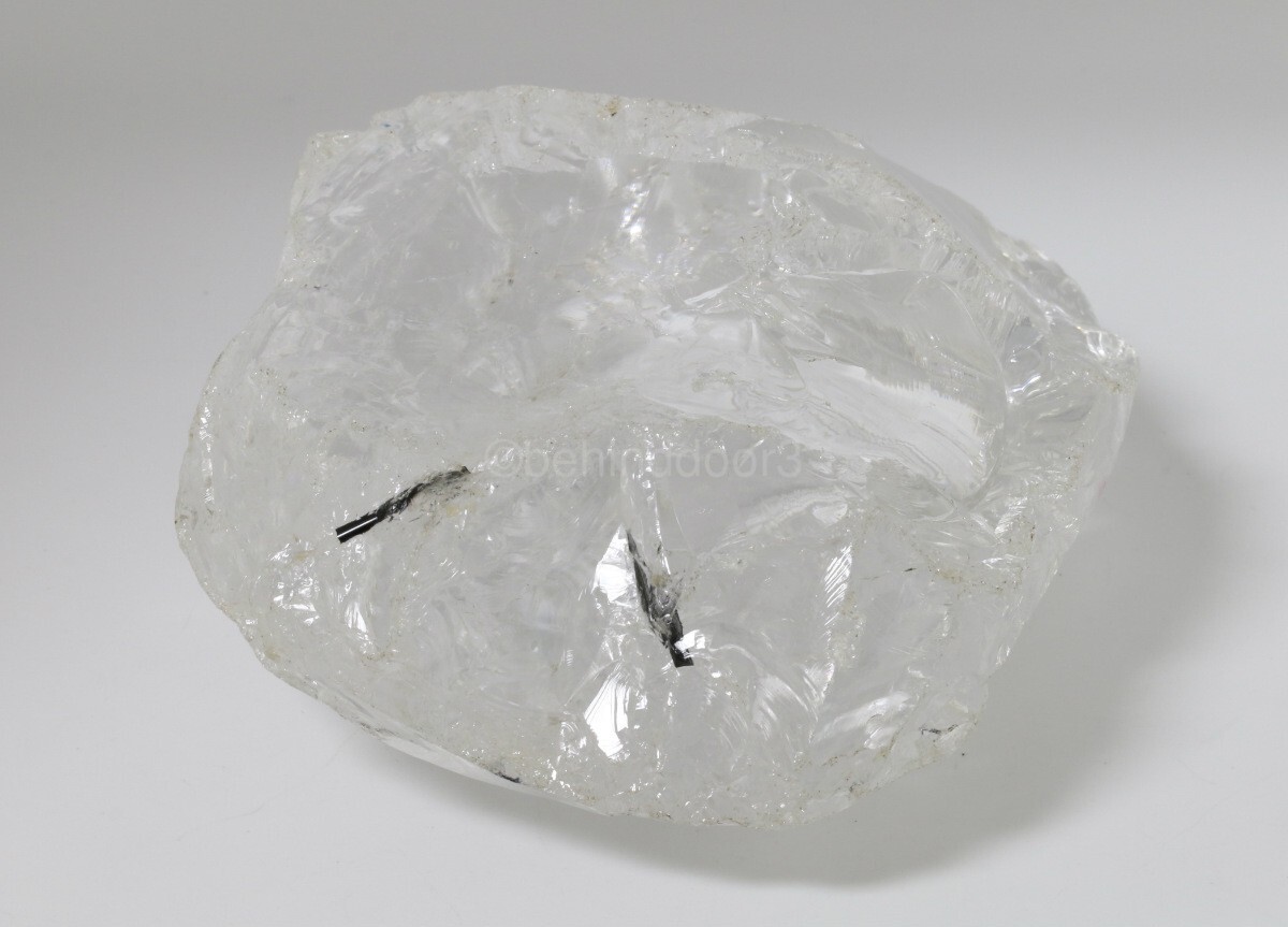 MASSIVE Colorless Water Clear Conchoidal Quartz Rock Crystal w