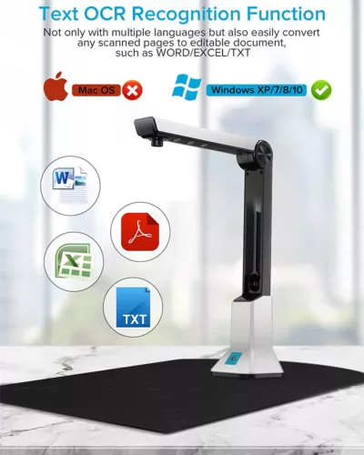 BK50 10 Mega-pixel High Definition Book Scanner Capture Size A4 Document Camera - Picture 8 of 10