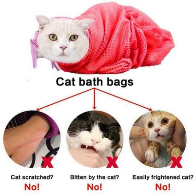 cat bath harness