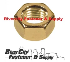 5/16 x 18 Brass Hex Nuts 5/16-18 Nut 5/16" Brass Nuts 5/16x18 Coarse Thread