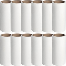12 Pcs Portable Pet Lint Roller Fur Remover Adhesive Hair Roller for Carpet