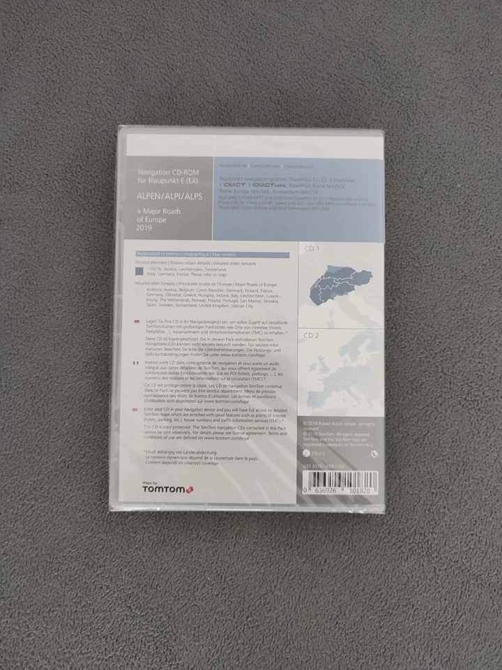 Navigation CD Alpen 2019 Blaupunkt Travelpilot E BNS 5.0 RNS 300 Ford EX - Bild 2 von 3