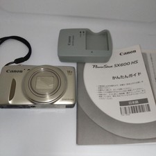 Canon PowerShot SX600 HS Gold 16.0MP Compact Digital Camera w/Battery Charger