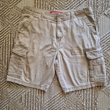 Vintage Unionbay Cargo Shorts Beige Y2K Gorpcore 36"