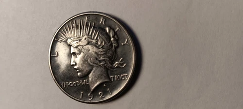 KEY DATE 1921 PEACE SILVER DOLLAR XF AU GREAT TONING 100% ORIGINAL 1ST YR  90% S