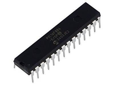 PIC16F886-E/SP IC: PIC-Mikrocontroller 14kB 20MHz A/E/USART,GPIO,ICSP,MSSP MICRO