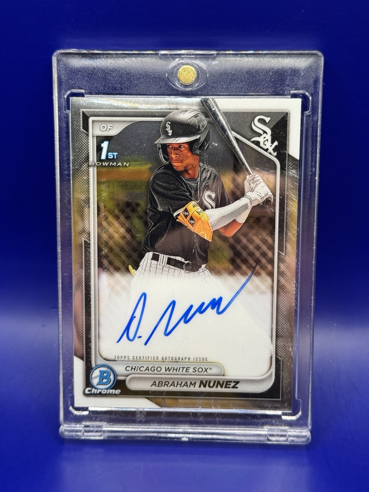 2024 Bowman Chrome - Prospect Autographs Abraham Nunez #CPA-ANZ (AU, RC)