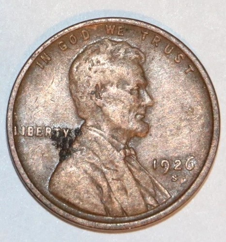 1926-S Lincoln Cent - Very Fine/XF - #6771D