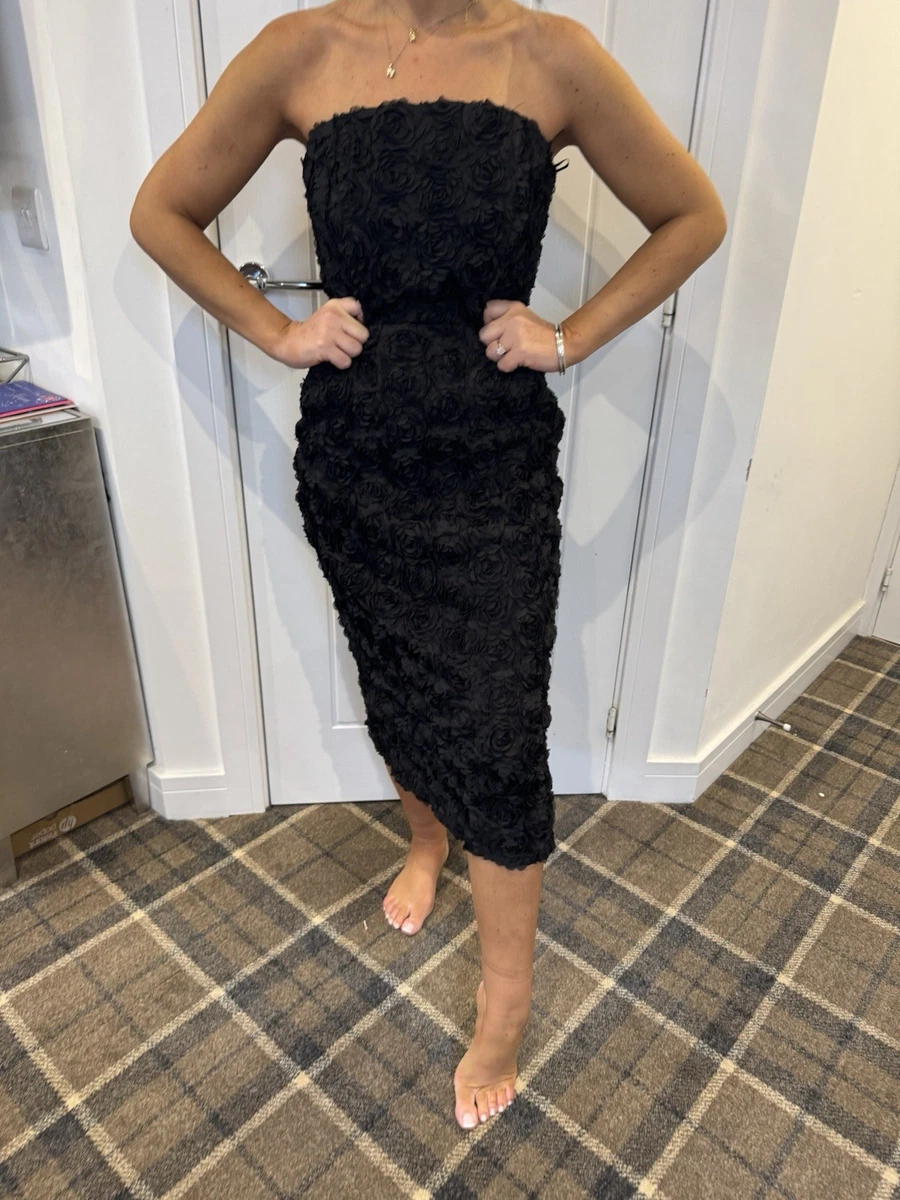 lipsy all over sequin scallop bodycon dress Midi Dresses for Women for sale Inseam:31