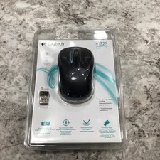 Logitech M325 Wireless USB Mouse Black Unifying Receiver Factory Sealed