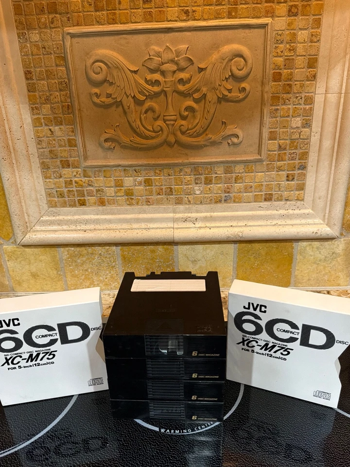 4 JVC XC-M75 6 Disc CD Compact Disc Cartridges Magazine 5” CD Made in Japan OEM - Image 3 of 4