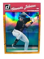 2023 Panini Donruss Termarr Johnson #247 1990 Retro Holo Orange Pirates 