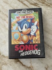 Sonic the Hedgehog (Not For Resale) (Sega Genesis, 1991) TESTED