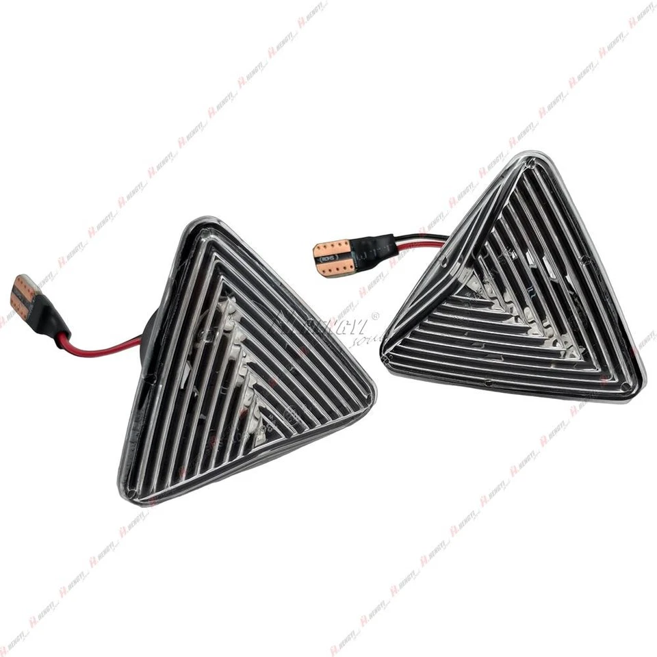 2x intermitentes laterales adecuados para Mitsubishi Colt CZC Z3 2004-2012 cristal transparente - Imagen 2 de 4