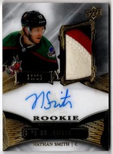 2022-23 Upper Deck Premier Rookie Auto Patch Gold NATHAN SMITH AR-NS /65 Coyotes