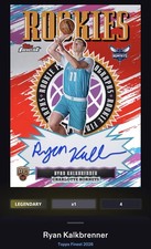 DIGITAL Ryan Kalkbrenner RC Auto /10 Red Rookie Signatures Topps Finest 2026