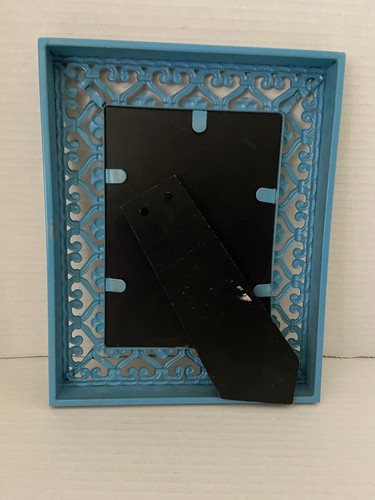 Timeless Frames Blue Metal Filigree 5x7 Frame - Picture 2 of 2