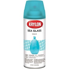 Aqua Semi Translucent Glass Paint 12 Ounce Strong Adhesion Indoor Decor