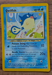 Qwilfish 49/64 Neo Revelation Common Pokemon Card