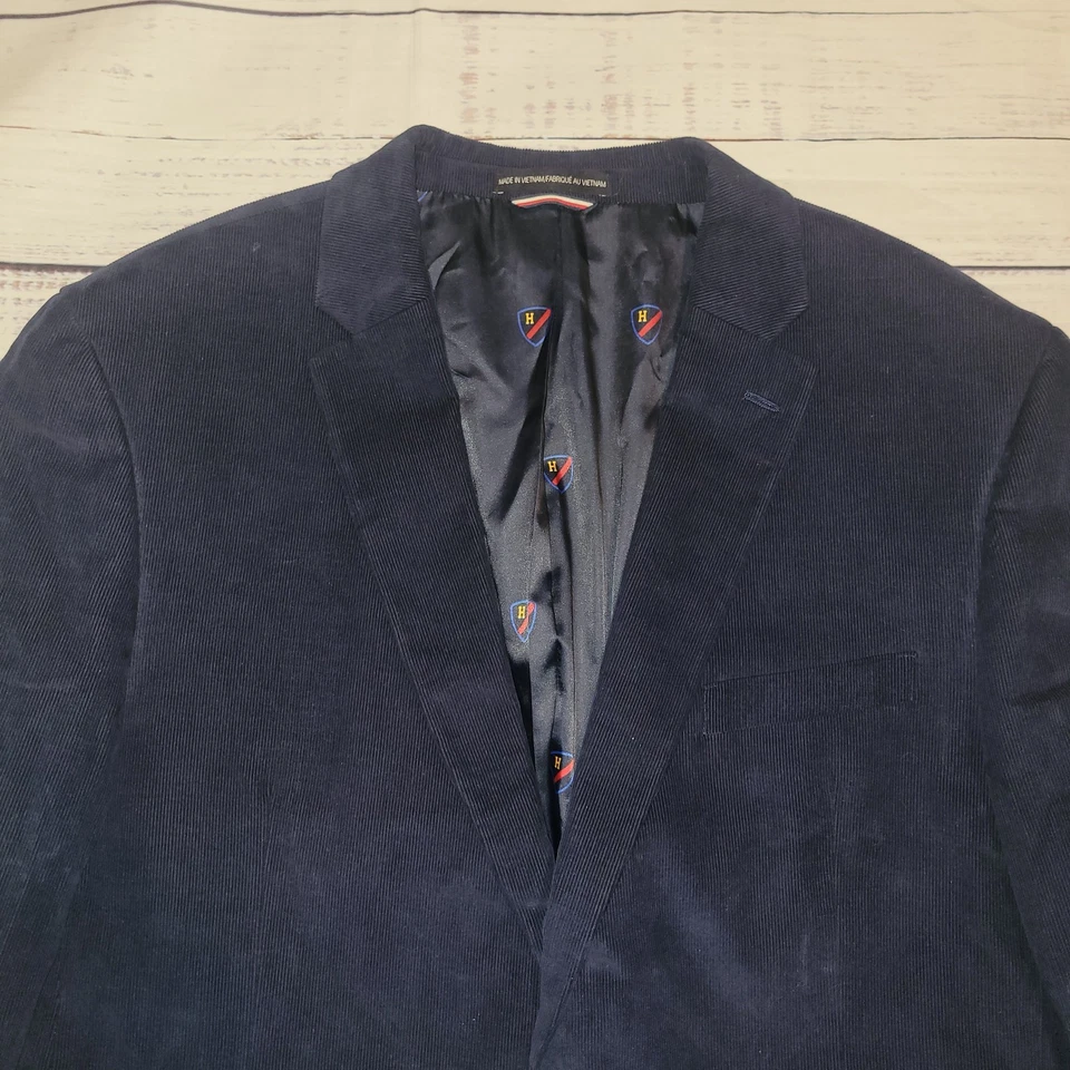 Tommy Hilfiger Blazer Para Hombre XL Pana Abrigo Deportivo Chaqueta Clásica DEFECTUOSO Foto 2 de 4