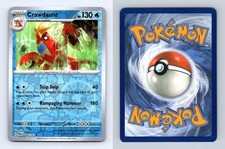 Crawdaunt #48/167 SV Twilight Masquerade 2024 Pokemon Reverse Holo Common TCG