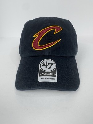 NWT Adj Strapback '47 Clean Up Cleveland Cavaliers NBA Logo Hat Cap NEW