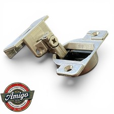 BLUM COMPACT 33 HINGE, 110 , 32.160-01.01 w/ 1-5/8" OL 130.01.216 Mounting Plate