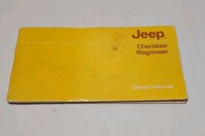 Original 1985 Jeep Cherokee Wagoneer Owners Manual