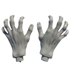 Halloween Prop Plastic Fake Scary Hands Haunted House Decoration Skeleton Hands