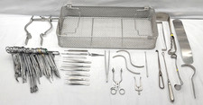 57 Piece General Surgical Set Aesculap Jarit with Basket