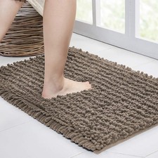 Walensee Large Bathroom Rug Non Slip Bath Mat 24x60 Inch 60" x 24", Taupe