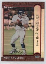 1999 Bowman Chrome Gold Refractor 10/25 Kerry Collins #99 nd3