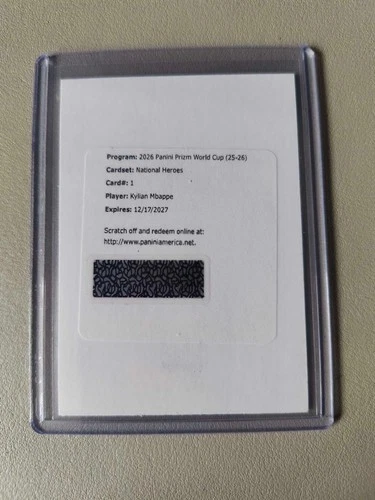 2026 Panini Prizm FIFA World Cup Kylian Mbappe National Heroes Auto