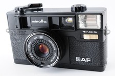 All Works Near MINT Minolta Hi-Matic AF Point  Shoot 35mm Film Camera JAPAN