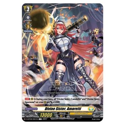 Cardfight!! Vanguard Dragontree Invasion Divine Sister, Amaretti (C) D-BT09/081