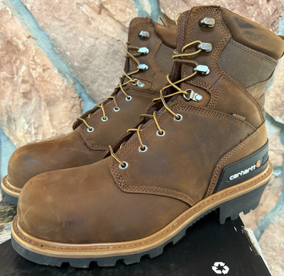 Carhartt Logger CML8369 Men's 14 Composite Safety Toe Work Boots Waterproof