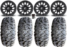 Fuel Vector MB 14" Wheels 27" MotoClaw Tires Polaris Sportsman / RZR / Ranger