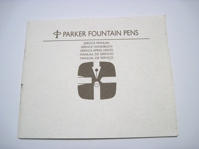 Parker Reproduction Service Manual --covers models up to early l990's
