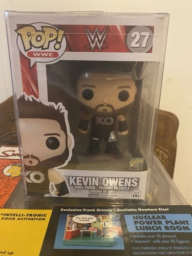 Funko Pop! Wrestling WWE Kevin Owens #27 Vaulted Brand New Mint W/ Protector!
