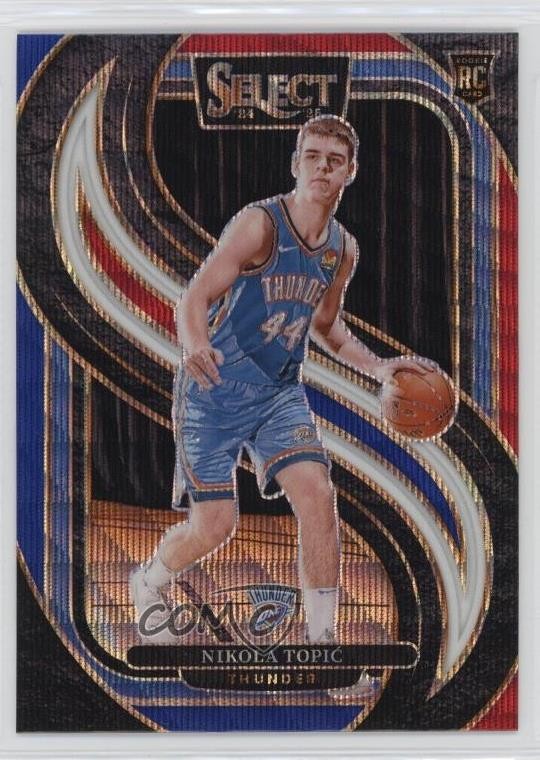 2024-25 Panini Select Premier Level Tri-Color Prizm Nikola Topic #171 p8v