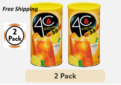 (2 pack) 4C Lemon Iced Tea Mix, 82.6oz