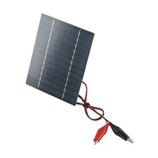 Portable 10W 12V Solar Panel for Charging Batteries in Outdoor Settings