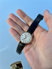 ROLEX PRECISION SOLID 9CT GOLD STUNNING VINTAGE DRESS WATCH