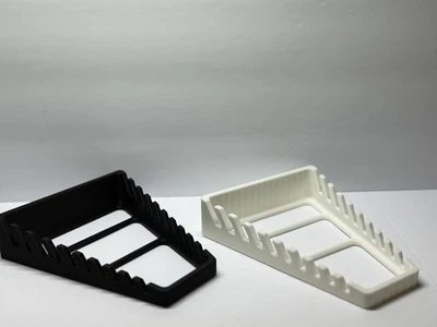 SUNCOAST3D 10-Slot Wrench Organizer – Metric & SAE Holder for Wide-Handle Wrenches