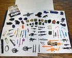 VHTF 1980s Accessories Weapons Lot Of 90! Vintage Original G.I. Joe 3.75” ARAH