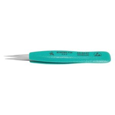 EXCELTA AA-SA-ET Tweezers,SS,Straight,5 1/2"L 32NE78