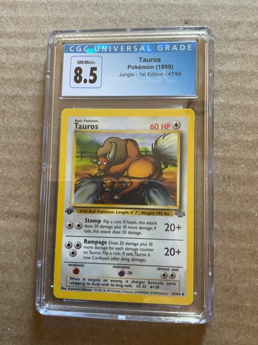 Tauros (1st Edition) graded CGC 8.5 for sale on eBay
