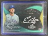 2024 Topps Five Star Evan Carter Silver Signature Auto RC Aqua #/30 Rangers